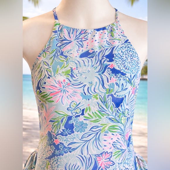 ☀️LIKE NEW Lily Pulitzer mini dress/romper ☀️Size 4 - Picture 2 of 6